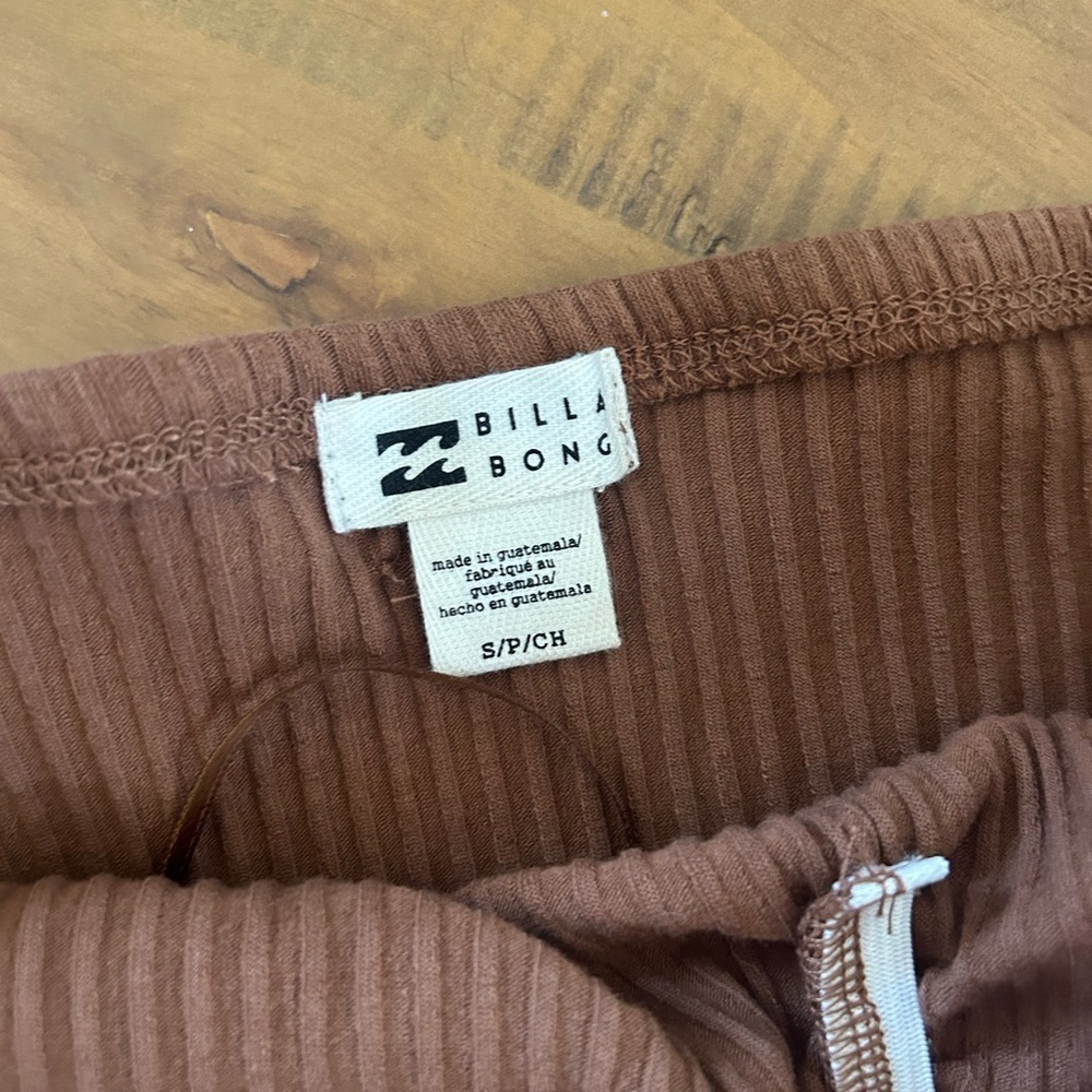 NWT Billabong Lennox Brown and Purple Ribbed Tube Tops - Picture 11 of 15